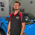 Red & Black Embroidered Polo Shirt